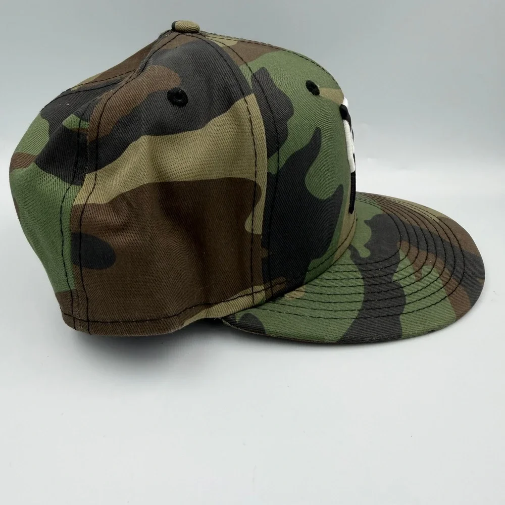 New Era 9FIFTY Snapback Hat Woodland Camo Adjustable Baseball Cap OSFM